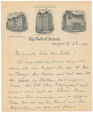 Lot #1071 Ernestine Schumann-Heink - Image 1