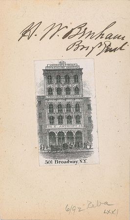 Lot #479 Henry W. Benham Signed Photograph - Image 1