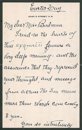 Lot #191 Edith Bolling Wilson: After losing her husband, Wilson is touched by a sympathetic letter from the head of the Red Cross - Image 4