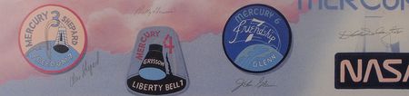 Lot #626 Mercury Astronauts Print - Image 2