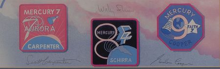 Lot #626 Mercury Astronauts Print - Image 3