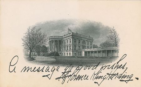 Lot #130 Florence Kling Harding Engraving - Image 3
