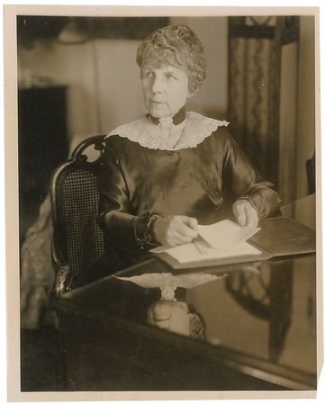 Lot #130 Florence Kling Harding Engraving - Image 1