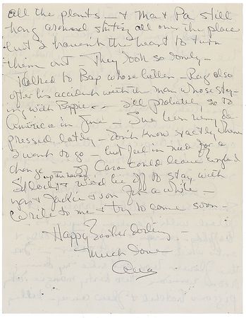 Lot #1212 Ava Gardner Handwritten Letter Signed - Image 3