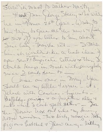 Lot #1212 Ava Gardner Handwritten Letter Signed - Image 2