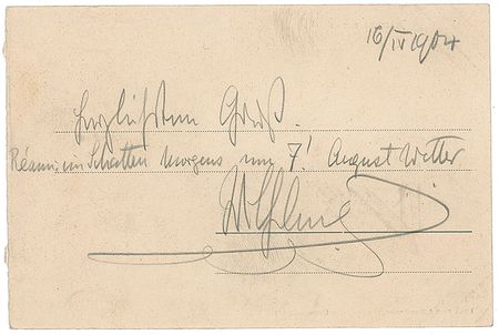Lot #417 Wilhelm II Postcard - Image 4
