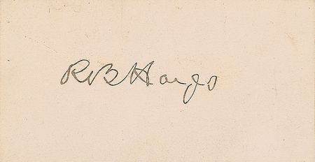 Lot #230 Rutherford B. Hayes Calling Card - Image 2