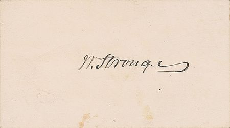 Lot #244 Supreme Court: William Strong Calling Card - Image 2
