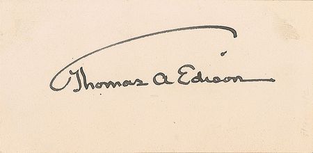 Lot #229 Thomas Edison Calling Card - Image 3