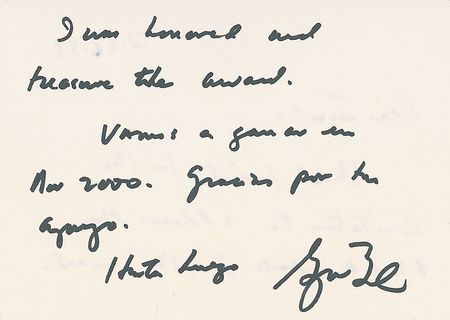 Lot #116 George W. Bush: A rare handwritten letter from Bush at the beginning of his presidential bid - Image 1