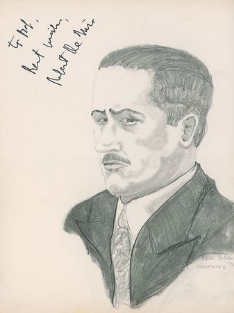 Lot #1214 The Godfather: The closest you will come to a signed ‘photo’ of Brando as the Godfather - Image 3