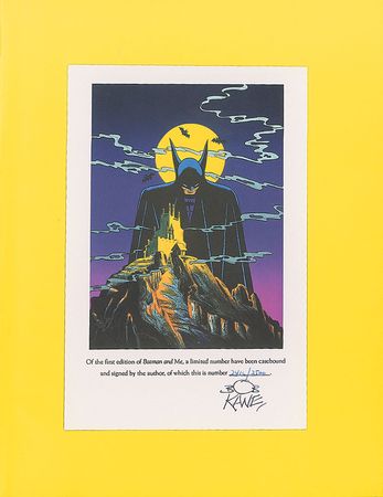 Lot #894 Bob Kane Book - Image 2