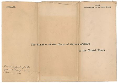 Lot #179 William H. Taft: Taft writes to Congress - Image 1