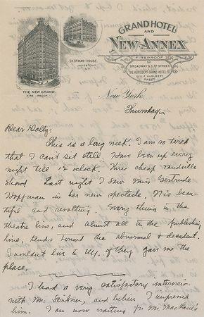 Lot #737 Zane Grey Handwritten Letter Signed - Image 5