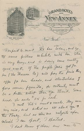 Lot #737 Zane Grey Handwritten Letter Signed - Image 3