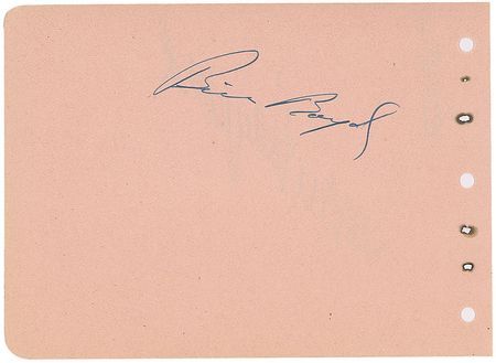 Lot #1373 Susan Hayward and William Boyd Signatures - Image 1
