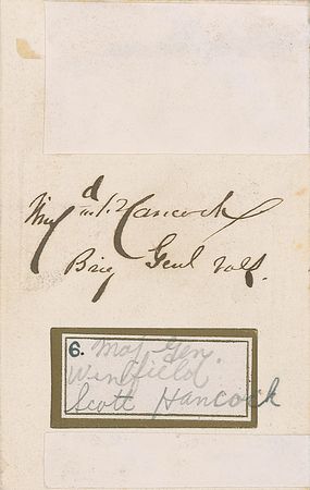 Lot #503 Winfield Scott Hancock Signed Photograph - Image 1