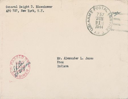 Lot #125 Dwight D. Eisenhower: ?I am always delighted to hear from a veteran of World War No. 1? - Image 1