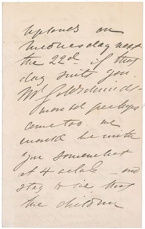 Lot #933 Jenny Lind Handwritten Letter Signed - Image 2