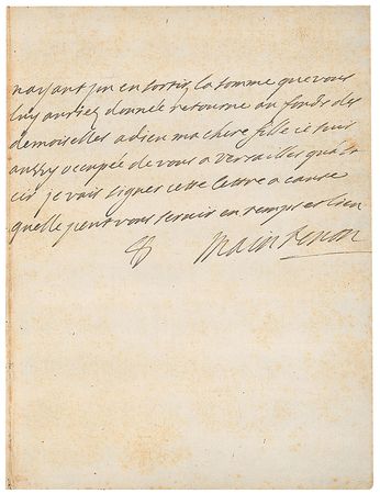 Lot #341 Madame de Maintenon: The Marquise de Maintenon refuses payment to the family of a dead girl - Image 1