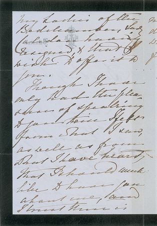 Lot #385 Queen Victoria: The Queen offers a position for a Lady of the Bedchamber - Image 1