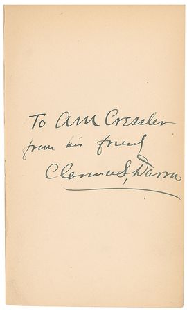 Lot #280 Clarence Darrow Book - Image 2