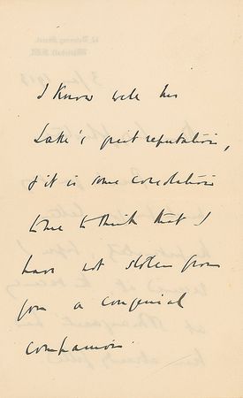 Lot #250 H. H. Asquith Handwritten Letter Signed - Image 1