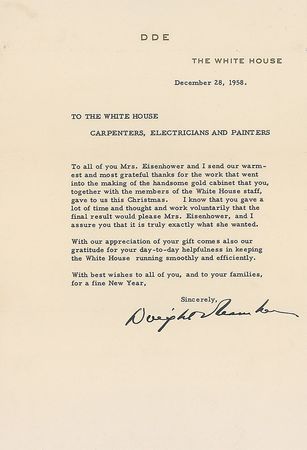 Lot #122 Dwight and Mamie Eisenhower Letters - Image 2