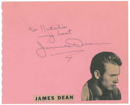 Lot #1203 James Dean: Choice signature of Hollywood’s original rebel - Image 2