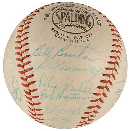 Lot #1536 Milwaukee Braves Baseball - Image 2