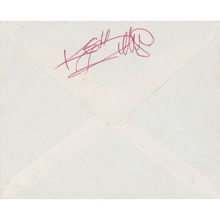 Lot #1167 Rolling Stones: Keith Richards Envelope - Image 1