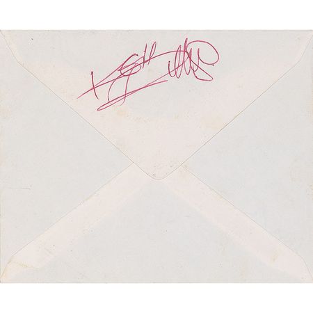 Lot #1167 Rolling Stones: Keith Richards Envelope - Image 2