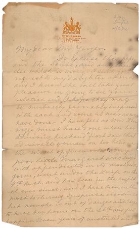 Lot #283 Varina Davis Handwritten Letter Signed - Image 2