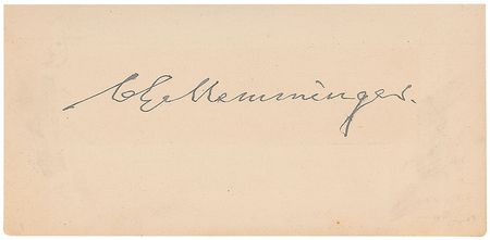 Lot #353 Christopher G. Memminger Signature - Image 2