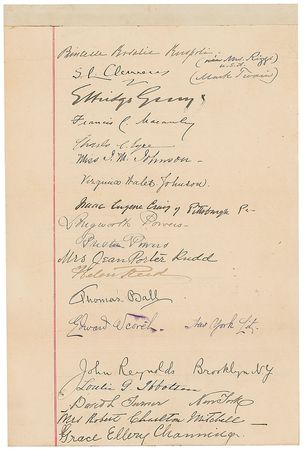 Lot #700 Samuel L. Clemens Signed Document - Image 2