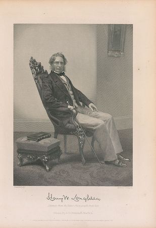 Lot #769 Henry Wadsworth Longfellow Signature - Image 1