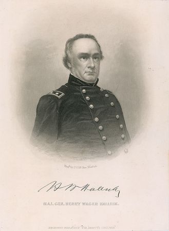 Lot #500 Henry W. Halleck Signature - Image 1