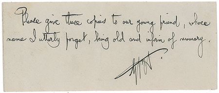 Lot #825 George Bernard Shaw: “There is an aspect of music as of needlework that affects women specially” - Image 1