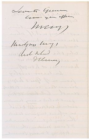 Lot #520 Montgomery C. Meigs Handwritten Letter Signed - Image 1