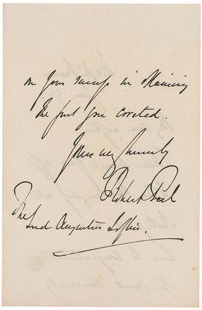 Lot #373 Robert Peel - Image 1