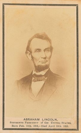 Lot #1 Abraham Lincoln Photograph