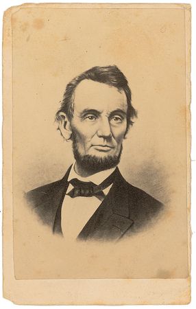 Lot #2 Abraham Lincoln Photograph