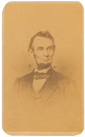 Lot #3 Abraham Lincoln Photograph