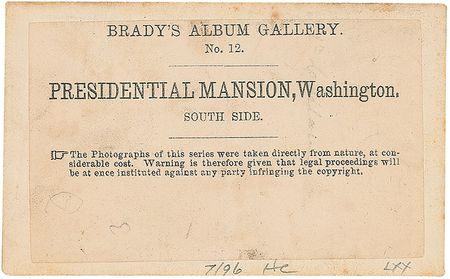 Lot #23 Lincoln White House Photograph - Image 1