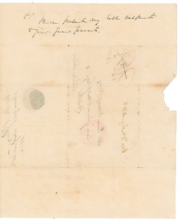 Lot #529 Matthew C. Perry Handwritten Letter Signed - Image 3