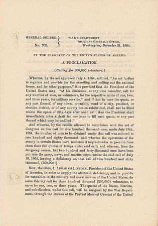 Lot #46 Lincoln Proclamation - Image 1