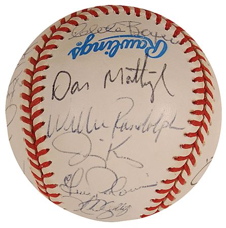 Lot #1549 NY Yankees Baseball - Image 4