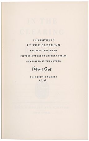 Lot #727 Robert Frost Book - Image 2