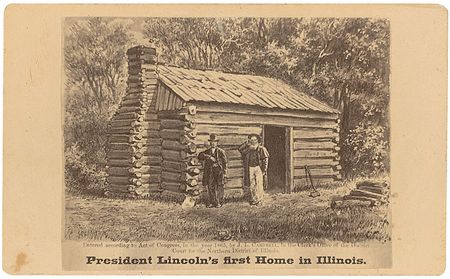 Lot #24 Abraham Lincoln’s Cabin Photograph