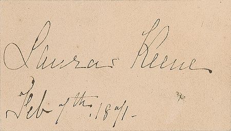 Lot #73 Laura Keene Signature - Image 2